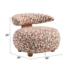Lynn Brown Accent Chair - Ornate Home