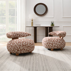 Lynn Brown Accent Chair - Ornate Home