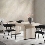 Lynx Antique White Dining Table - Ornate Home