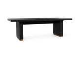Lynx Carbon Black Dining Table - Ornate Home