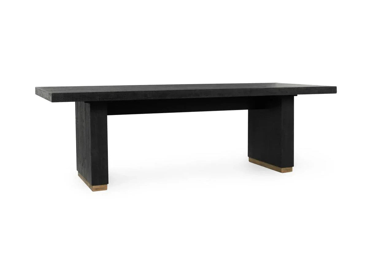 Lynx Carbon Black Dining Table - Ornate Home