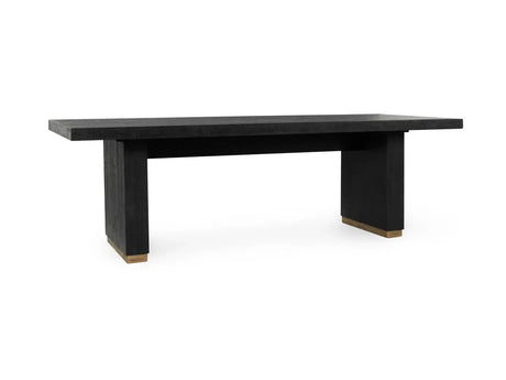 Lynx Carbon Black Dining Table - Ornate Home