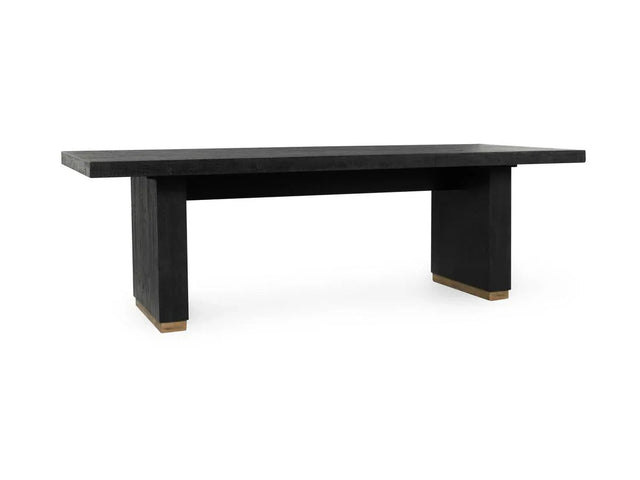 Lynx Carbon Black Dining Table - Ornate Home
