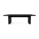 Lynx Carbon Black Dining Table - Ornate Home