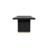 Lynx Carbon Black Dining Table - Ornate Home