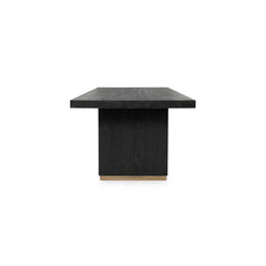 Lynx Carbon Black Dining Table - Ornate Home
