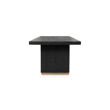Lynx Carbon Black Dining Table - Ornate Home