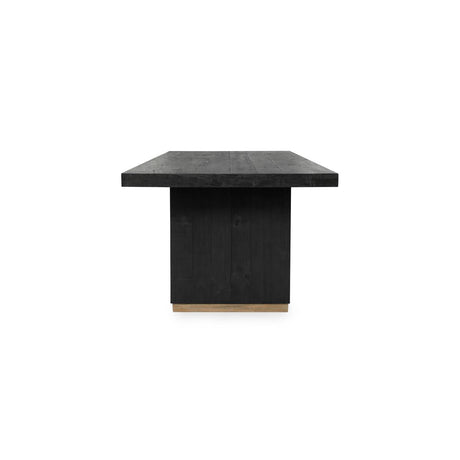 Lynx Carbon Black Dining Table - Ornate Home