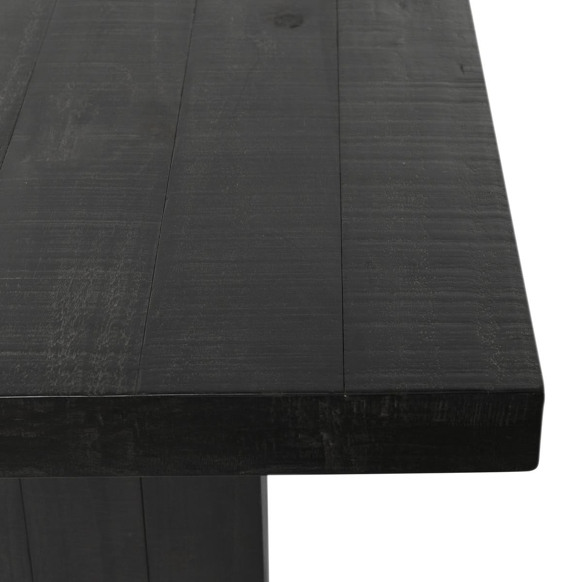 Lynx Carbon Black Dining Table - Ornate Home