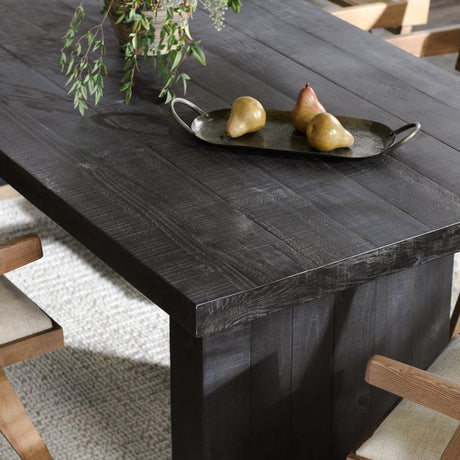 Lynx Carbon Black Dining Table - Ornate Home