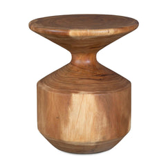 Lynx Woodtone Hourglass Accent Table - Ornate Home