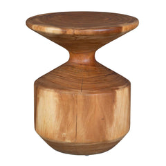 Lynx Woodtone Hourglass Accent Table - Ornate Home