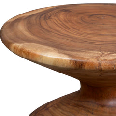 Lynx Woodtone Hourglass Accent Table - Ornate Home
