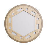 Lyon Black/Natural/Brown 5 Pc. Game Table Set w/ 4 Arm Chairs - Ornate Home