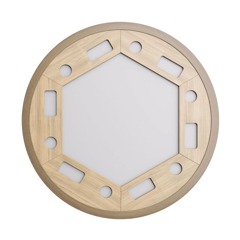 Lyon Black/Natural/Brown 5 Pc. Game Table Set w/ 4 Arm Chairs - Ornate Home