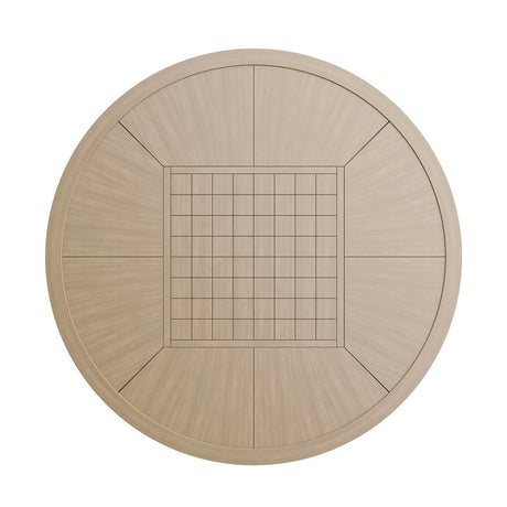 Lyon Black/Natural/Brown 5 Pc. Game Table Set w/ 4 Arm Chairs - Ornate Home