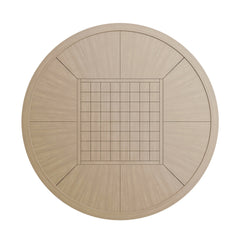 Lyon Black/Natural/Brown Table - Ornate Home