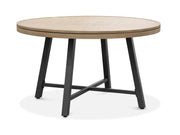 Lyon Black/Natural/Brown Table - Ornate Home
