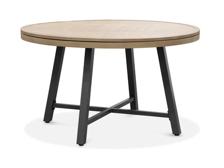 Lyon Black/Natural/Brown Table - Ornate Home