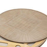 Lyon Black/Natural/Brown Table - Ornate Home