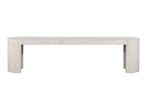 Lyon Light Grey Outdoor Bench - Ornate Home