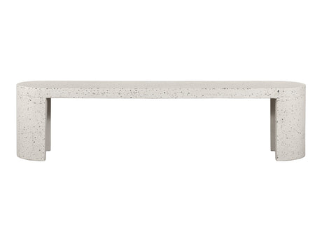 Lyon Light Grey Outdoor Bench - Ornate Home