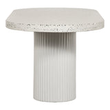 Lyon Light Grey Outdoor Dining Table - Ornate Home