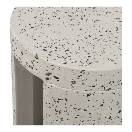 Lyon Light Grey Outdoor Stool - Ornate Home