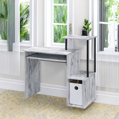 Lyphre Antique White Computer Desk - Ornate Home