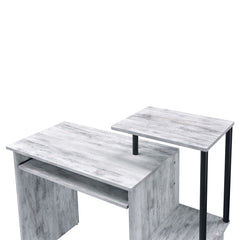 Lyphre Antique White Computer Desk - Ornate Home