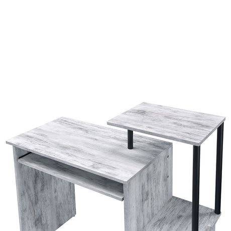 Lyphre Antique White Computer Desk - Ornate Home