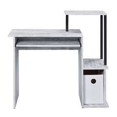 Lyphre Antique White Computer Desk - Ornate Home