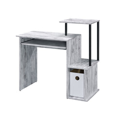 Lyphre Antique White Computer Desk - Ornate Home