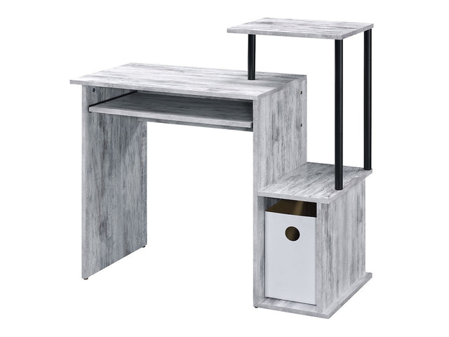 Lyphre Antique White Computer Desk - Ornate Home