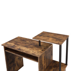 Lyphre Oak  Computer Desk - Ornate Home