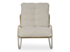 Lyra Beige Outdoor Rocking Chair - Ornate Home
