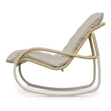 Lyra Beige Outdoor Rocking Chair - Ornate Home