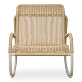 Lyra Beige Outdoor Rocking Chair - Ornate Home