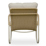 Lyra Beige Outdoor Rocking Chair - Ornate Home