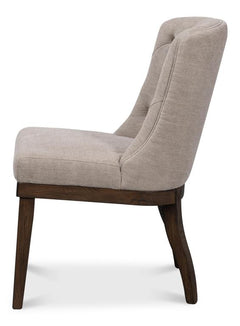Lyra Beige Side Chair - Ornate Home