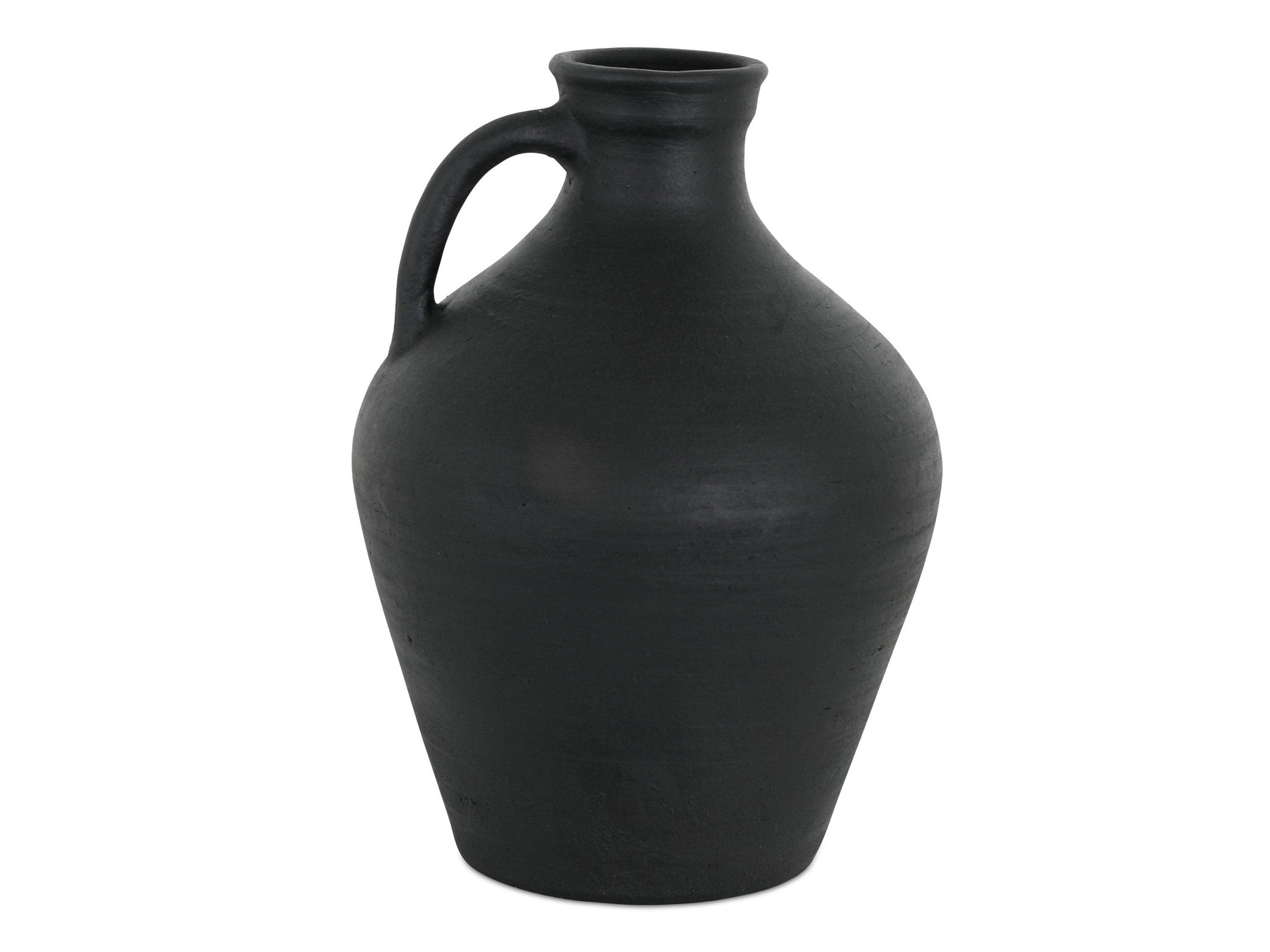 Lyra Black Terracotta Vase