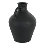 Lyra Black Terracotta Vase - Ornate Home