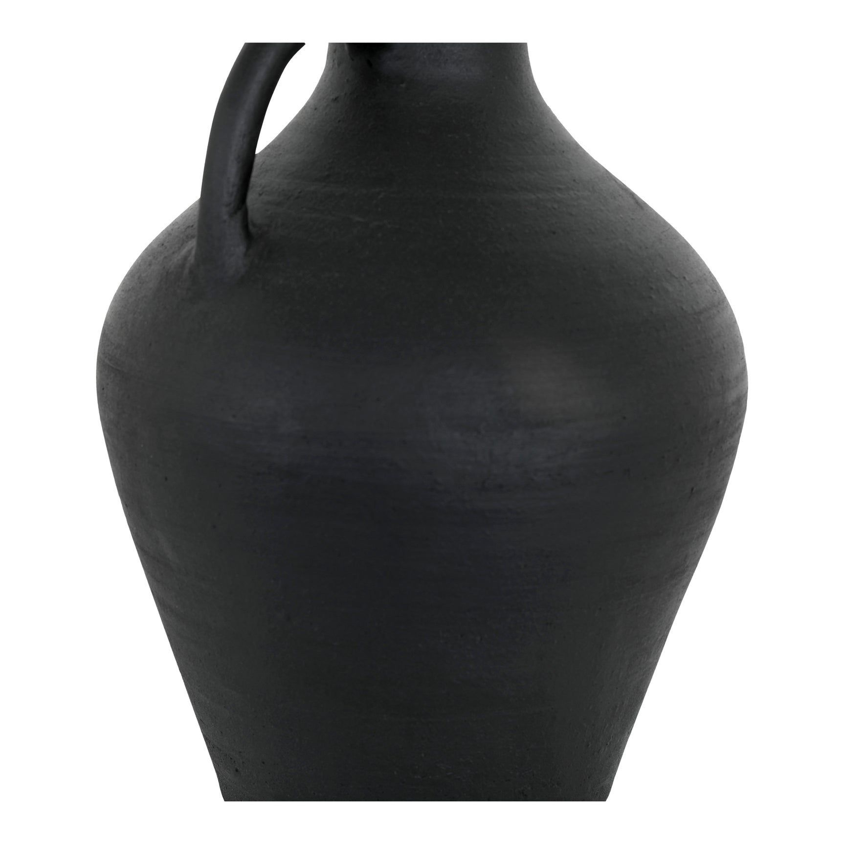 Lyra Black Terracotta Vase - Ornate Home