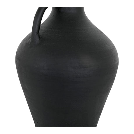 Lyra Black Terracotta Vase - Ornate Home