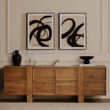 Lyra Black Terracotta Vase - Ornate Home