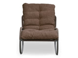 Lyra Brown Outdoor Rocking Chair - Ornate Home