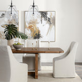 Lyra Smoke Brown Ext Dining Table - Ornate Home