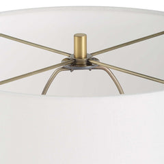 Lyra White/Gold Table Lamp - Ornate Home