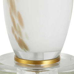 Lyra White/Gold Table Lamp - Ornate Home