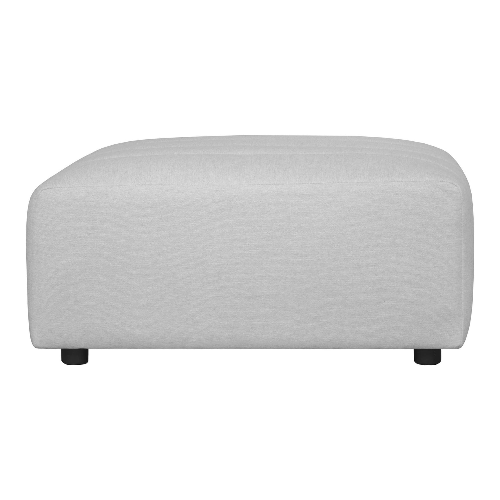Lyric Beige Ottoman - Ornate Home